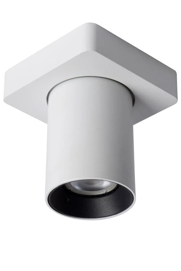 Lucide NIGEL - Spot plafond - LED Dim to warm - GU10 - 1x5W 2200K/3000K - Blanc - éteint